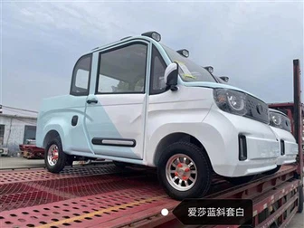 दो दरवाजे वाला इलेक्ट्रिक पिकअप ट्रक